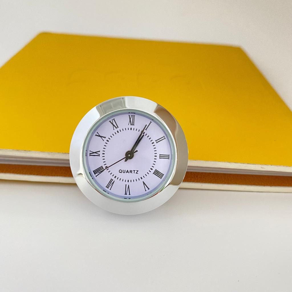 Insert Clock Mechanism 38MM Metal Arabic Numeral DIY Clock Insert Built - In Watch Clock FIT-UP Craft Desk Clock
