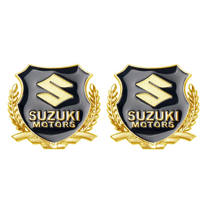 

2pcs Car 3D Metal Emblem Badge Sticker For Suzuki Swift SX4 Jimny Grand Vitara Ignis Body Trunk Decoration Accessories