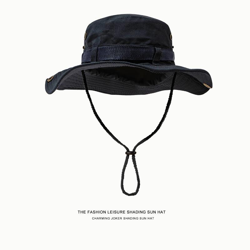 Bucket hat outdoor men's hat summer thin anti-ultraviolet women's sunshade quick-drying sunscreen breathable mountaineering hat