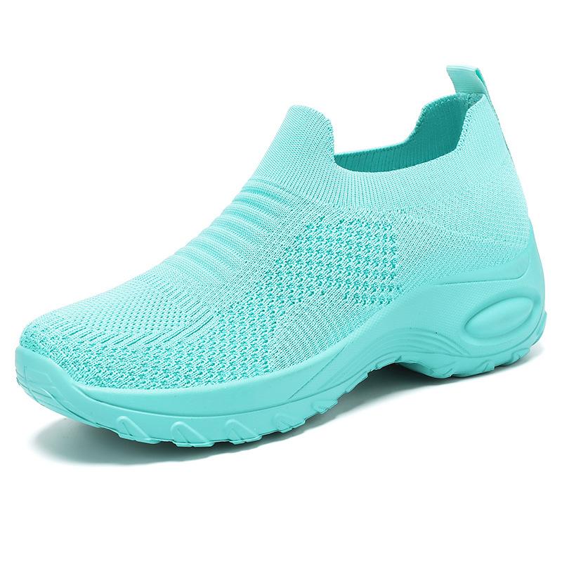 Summer Breathable Women's Sneakers Comfortable Slip-on Lazy Shoes Comfortable Soft Sole Platform Casual Shoes Zapatos De Mujer