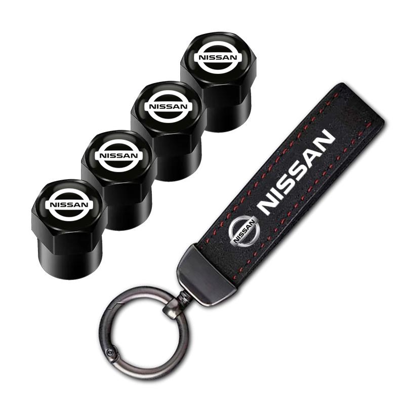 Per Nissan Kks6 Coprivalvole per Pneumatici Ruote Auto Portachiavi ad Anello Portachiavi Per Nissan Sylphy N7 Qashqai J11 Teana Note Navara Juke GTR X-trail