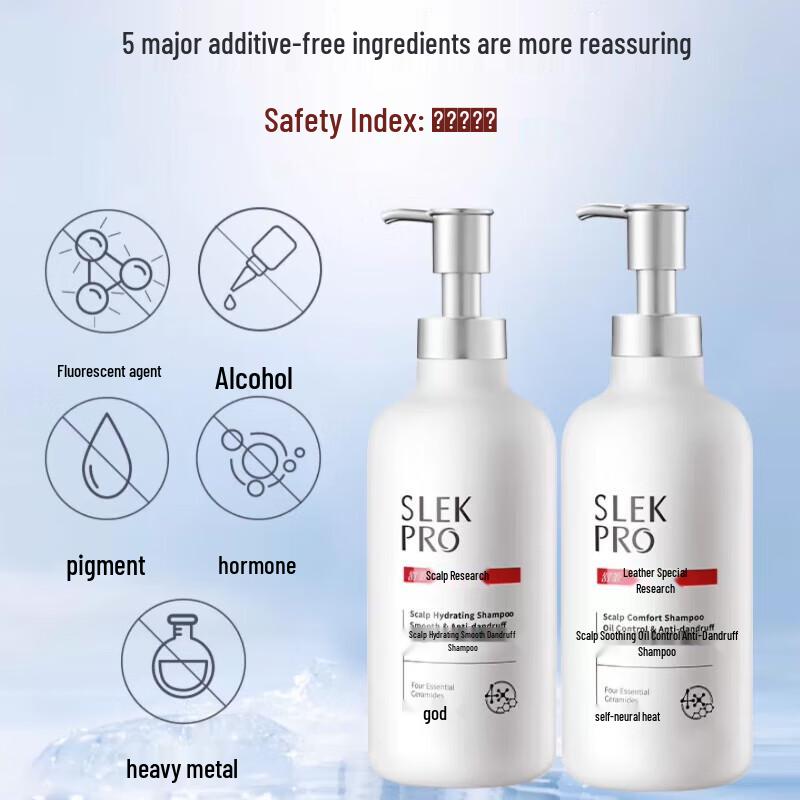 SLEK PRO Scalp Refreshing Oil Control Anti-dandruff Shampoo