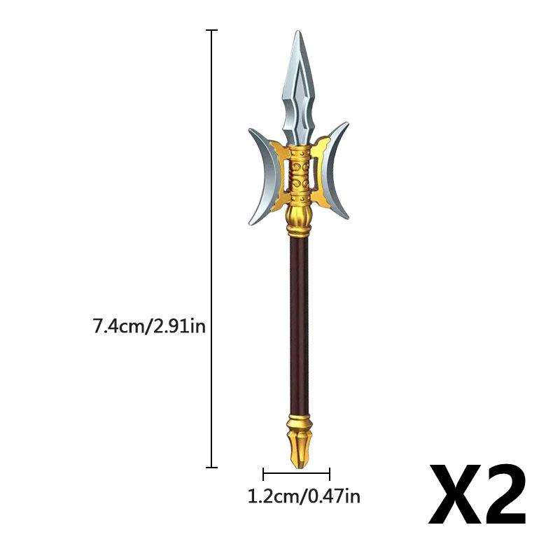 Medieval Weapons MOC Figures Building Blocks Soldiers Accessories Swords Spear Flags Shield Hammer Cowboy Guns Bricks Toys Gifts