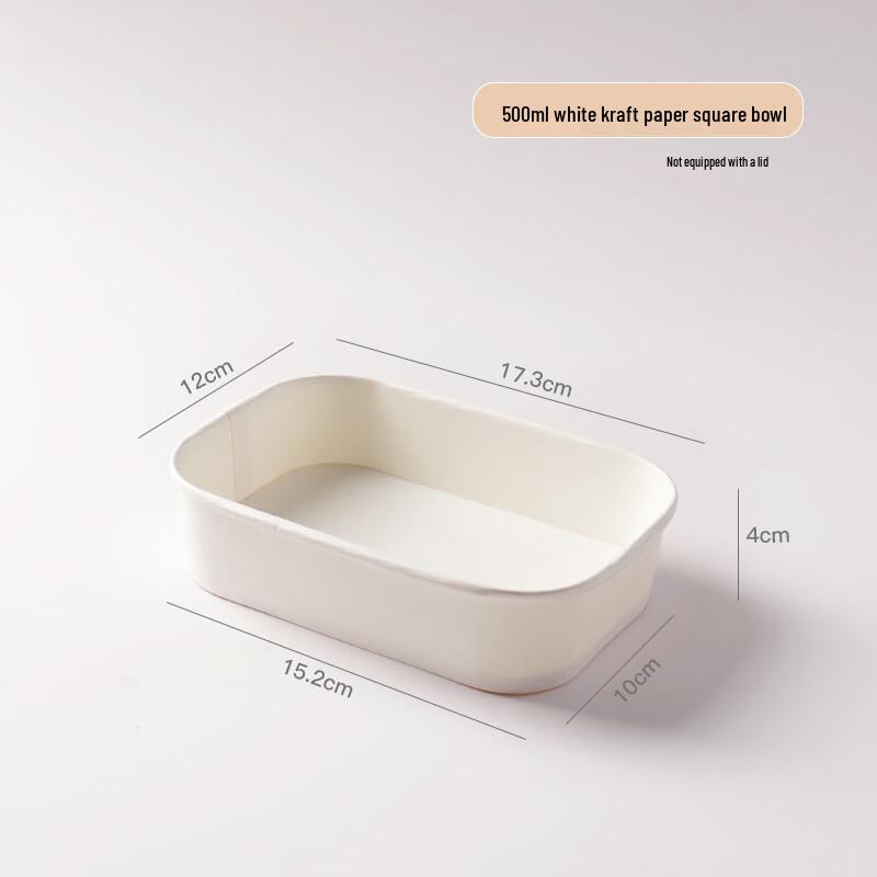 Kraft Paper Disposable Food Containers