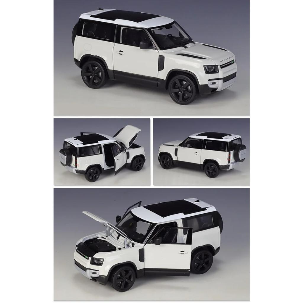 Welly 1/26 Land Rover Defender 2020 SUV Alloy Car Model Diecast Metal Toy Off-road Vehicles Car Model Simulation Childrens Gifts
