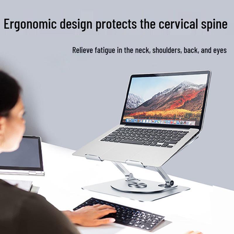 360° Rotating Adjustable Height Laptop Cooling Stand