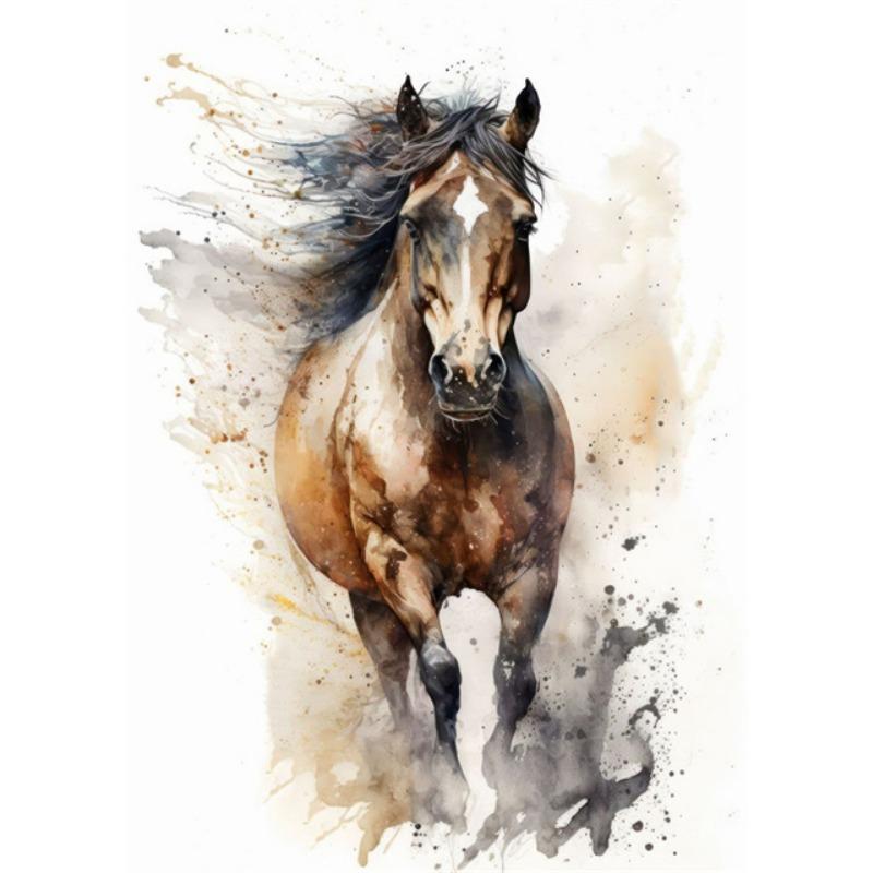 Watercolor Wildlife Canva Oil Painting Print Poster Abstract Sloth Octopus Flamingo Bird French Bulldog Dog Poster Home Wall Art