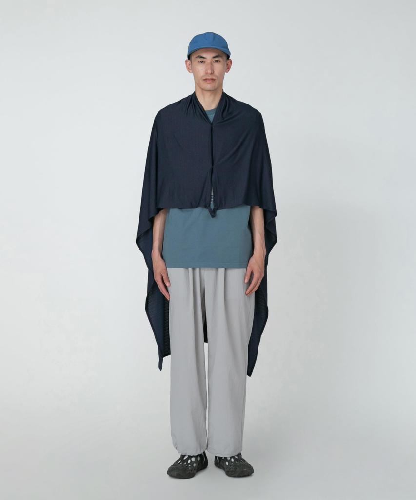 Snow Peak Breathable Dry Grid Outdoor Towel Blanket, Free Size, Black, AC-25SU013