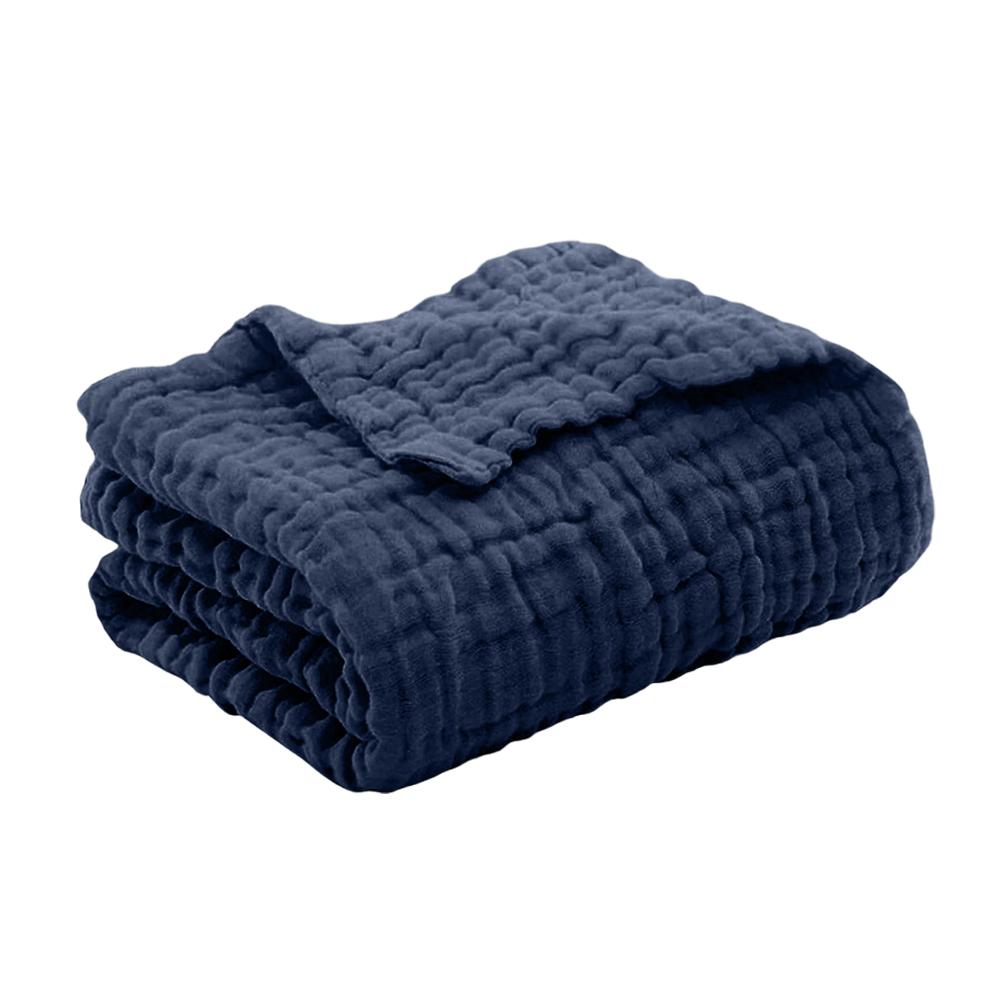 Natural Cotton Muslin Blanket Summer Cool Soft Bed Cover Thin Comfortable Portable Travel Blanket Bedding Bath Towel Picnic Pads