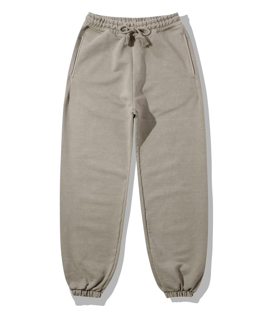 TOPBOY Heavy Duty Pigment Elastic Banding Jogger Pants Light Brown