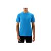 Adidas Sports Breathable V-Neck Casual Short Sleeve T-Shirt Men Tops Lake-Blue HB9199