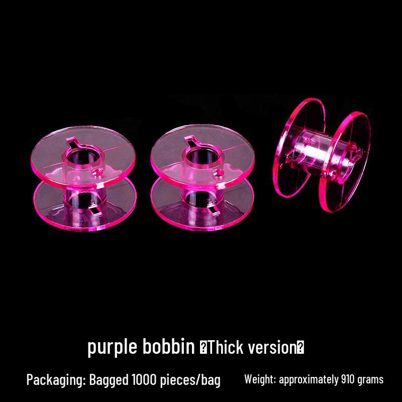Bobbin Lock Core Storage Box with 25/36 Compartments - Clear Plastic Sewing Machine Spool Organizer.