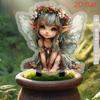 1pcs Wings Elf Doll Outdoor Decoration. Ideal potted plant decoration, garden decoration, festival outdoor decoration gift