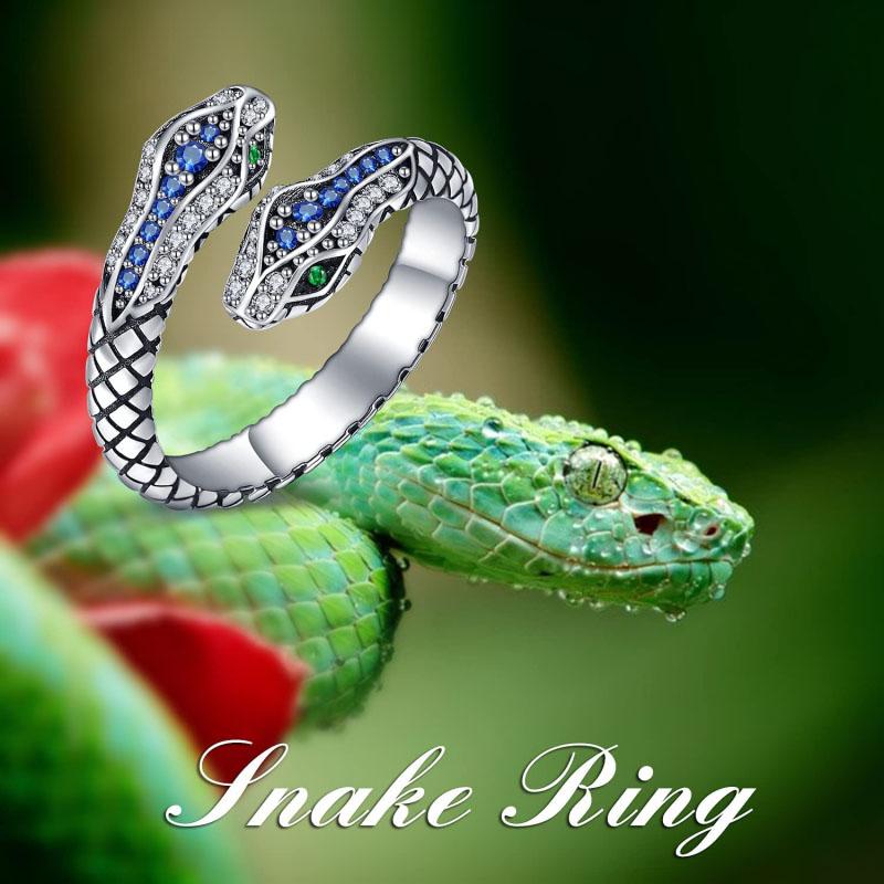 Buy Fashion Exquisite Animal Rings Personality Python Rings Jewelry