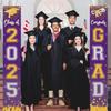 2025 Graduation Decorations - Class of 2025 Porch Banner Sign Congrats Grad Porch Banner, Graduation Party Decorations for Home/School Porch Door
