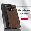 For Redmi K80 Pro Case Magnetic Elegant Leather Wear-Resistant Lens Fully Covered Non-Slip Grip Edge Cover Shell