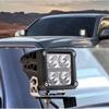 2pcs Hood Hinge Ditch Light Mount Brackets Light Fog Driving Lamp Pods Holder for Toyota 4Runner 2003-2009 For Tundra 2014+