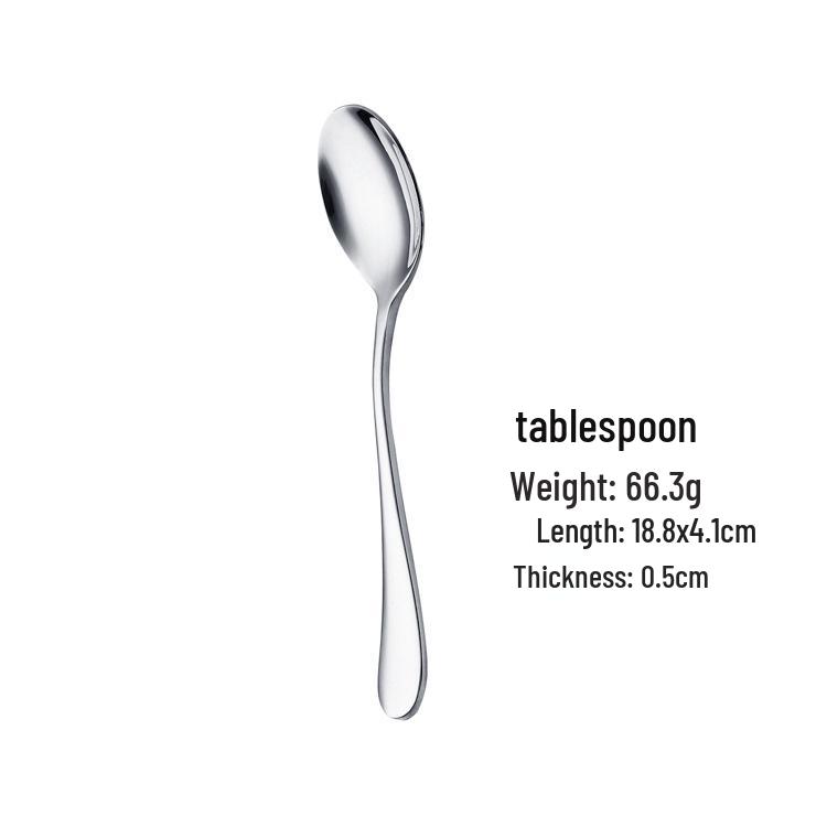 Stainless Steel Cutlery Set: Knife, Fork & Spoon - High-Grade Tableware for Hotels