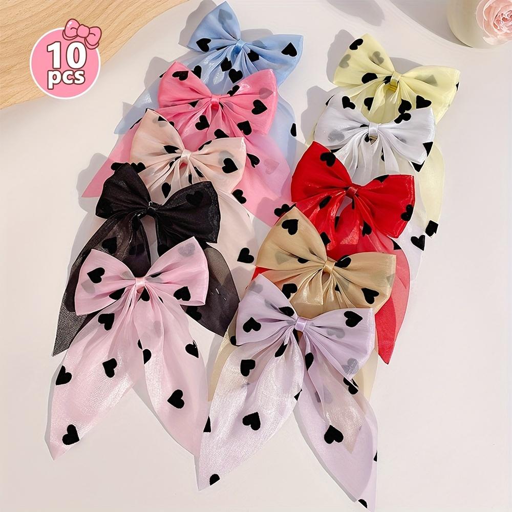 

10 шт. Милая заколка для волос с пятнышками любви, не повреждает волосы, сладкая и самая простая для сочетания