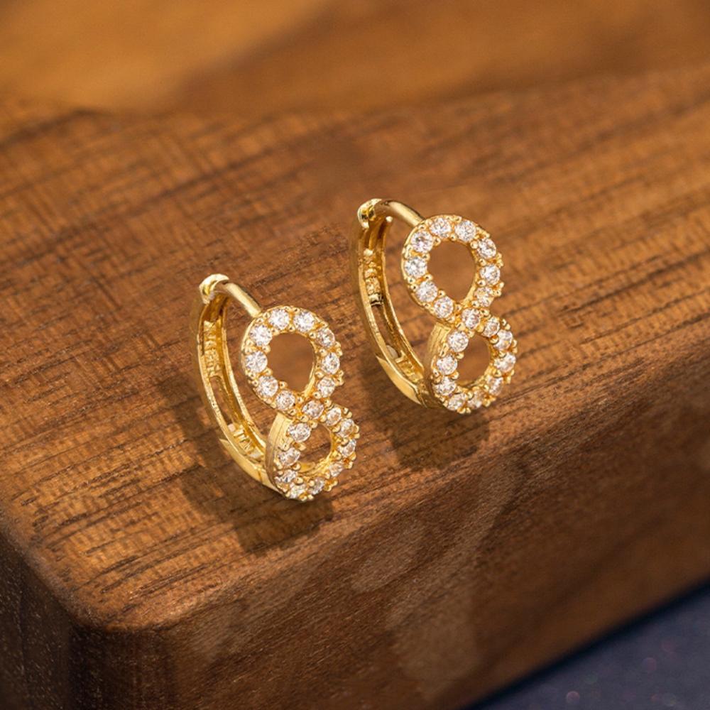 

Маленькие и изысканные клипсы, нишевый дизайн, универсальные серьги, высококачественные серьги золотой