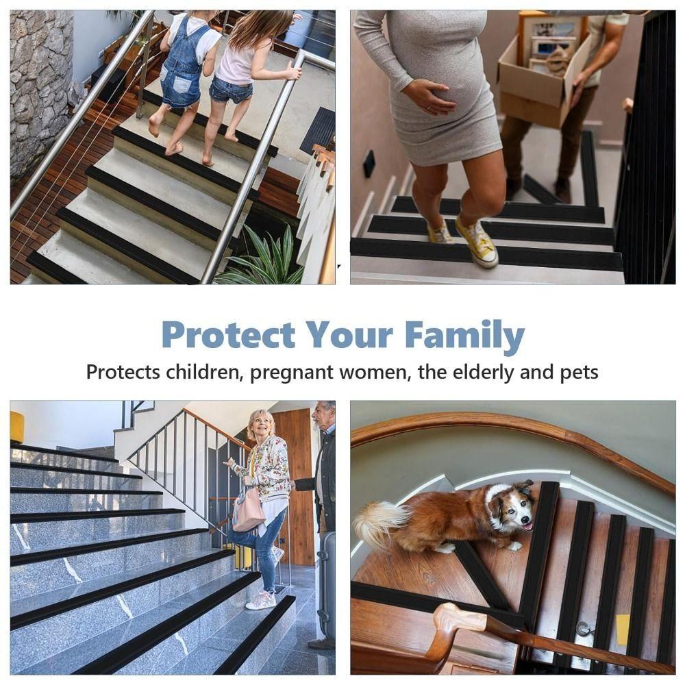 Non-Slip Stair Safety Strip 100cm Stair Edge Protector High Quality Corner Trim  Indoor Outdoor
