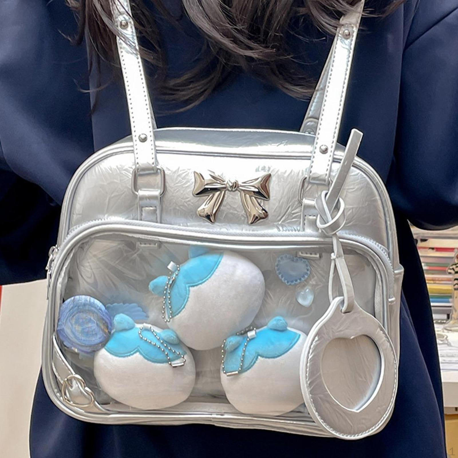 

Ita Bag Симпатичная женская сумка-рюкзак для Хэллоуина Косплей Вечеринка Подарки на день рождения серебряный