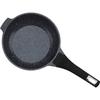 Poele-Sauteuse - Tous feux dont induction - GSW - TITANIUM GRANIT Advanced - Ø 24 cm - Fonte d'aluminium massive - Sans PFAS - Noir