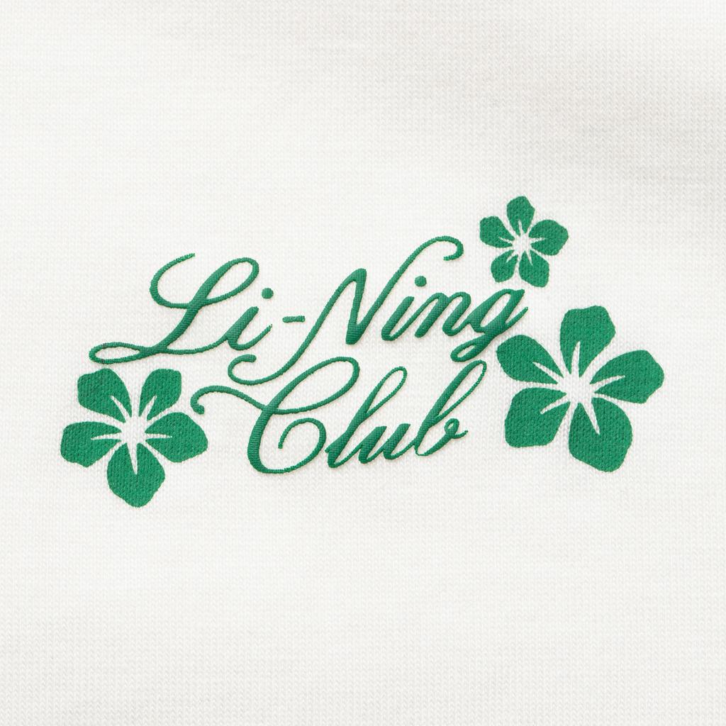 Li-Ning Sports Lifestyle Series Letter Round Neck Breathable Versatile Short Sleeve T-Shirt Women Tops Off-White AHSV410-1