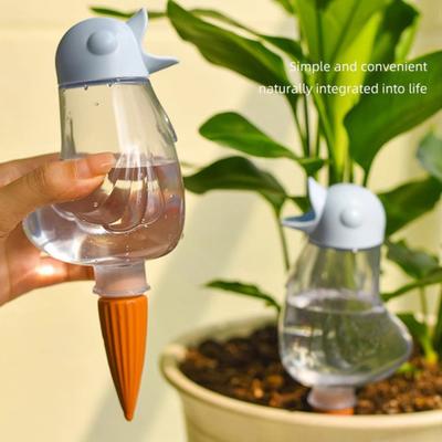 Espetos de Autoirrigação para Pássaros Bulbo de Pássaro Transparente com Espeto de Terracota Espetos de Irrigação Automática Dispositivo de Rega para Plantas de Interior Plantas Envasadas de Exterior