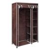 vidaXL Stoffschrank Braun