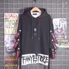 Men's Fashion Hipster Hip Hop Pullover Patchwork Pocket Sweater Hoodie Top