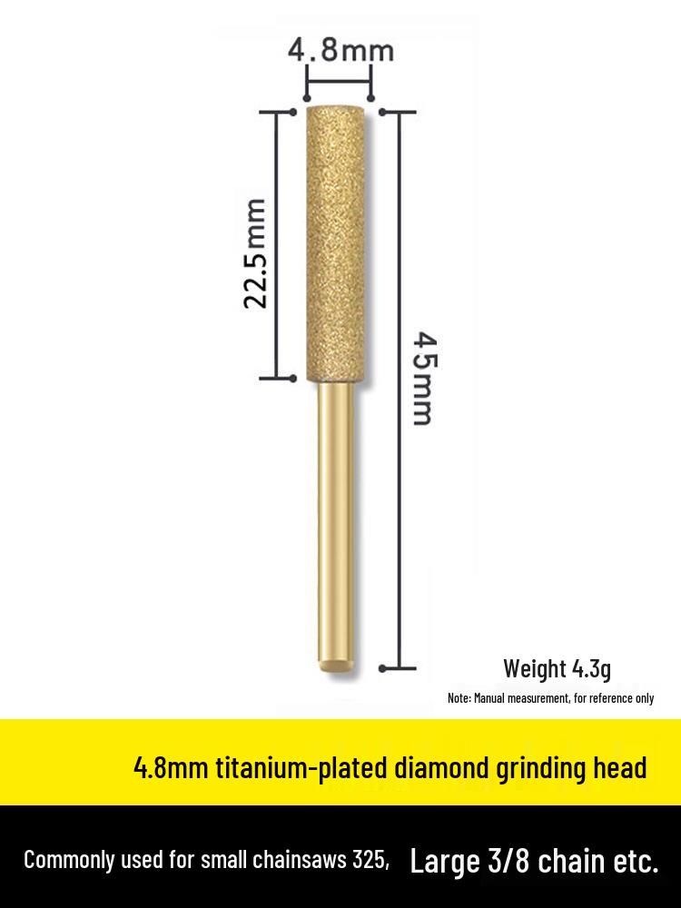 Electric Chainsaw Chain Sharpener Set with Abrasive Grinding Heads