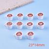 10 Pcs Creative Simulation Mini 3D Latte Coffee Cup Micro Landscape Decoration DIY Scale Ornaments Handmade Doll Accessories
