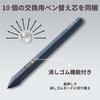 King Write SY05 Black EMR Stylus Pen for Galaxy Note Fujitsu Quaderno High Up to 4096 Pressure Palm and Eraser Function (Gen.2/Gen.3C) - Accuracy,