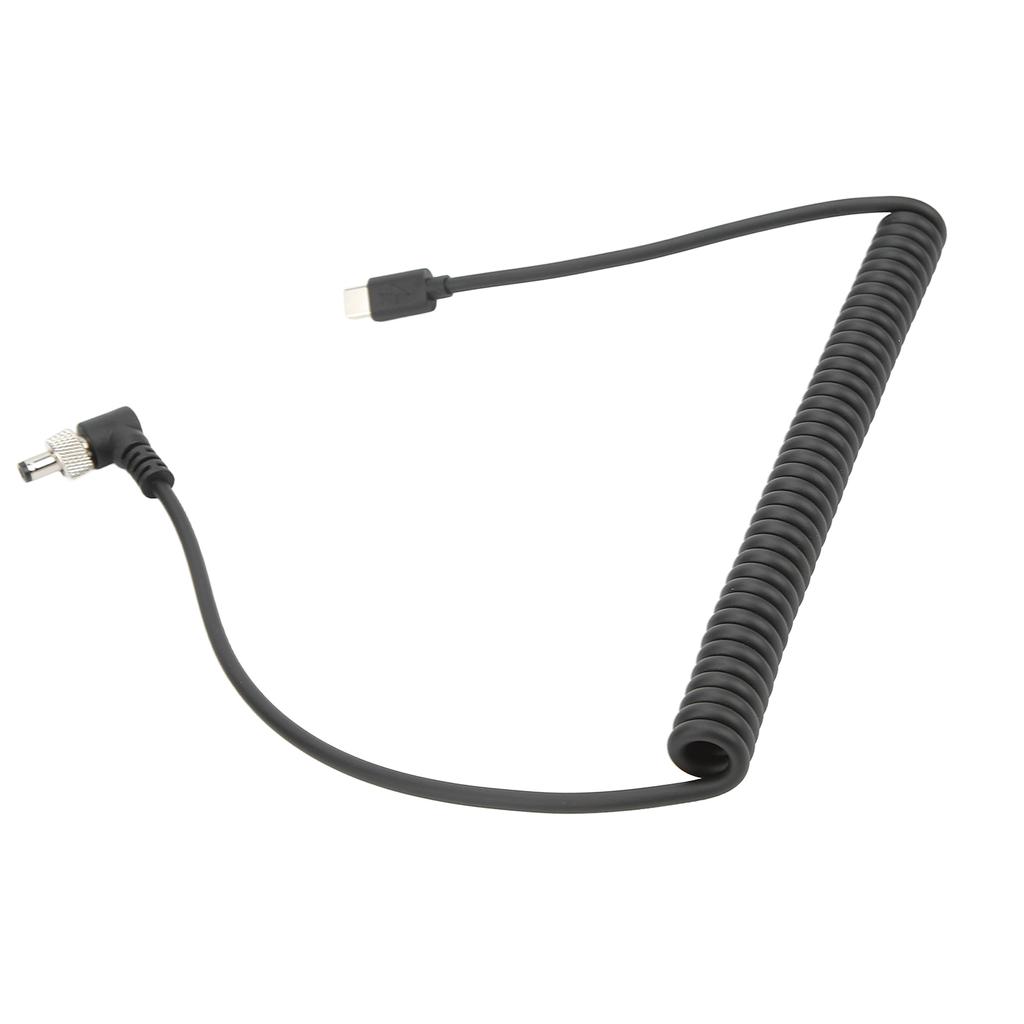 Type C to DC 5.5x2.5mm PD Power Supply Cord 12V Fast Charging Cable with Lock End for Laptop Notebook