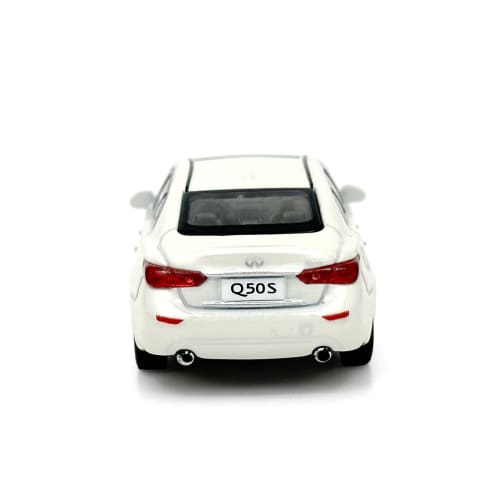 Paudi Model 1/64 Infiniti Q50S Miniature Car Collection, White, Finished Product
