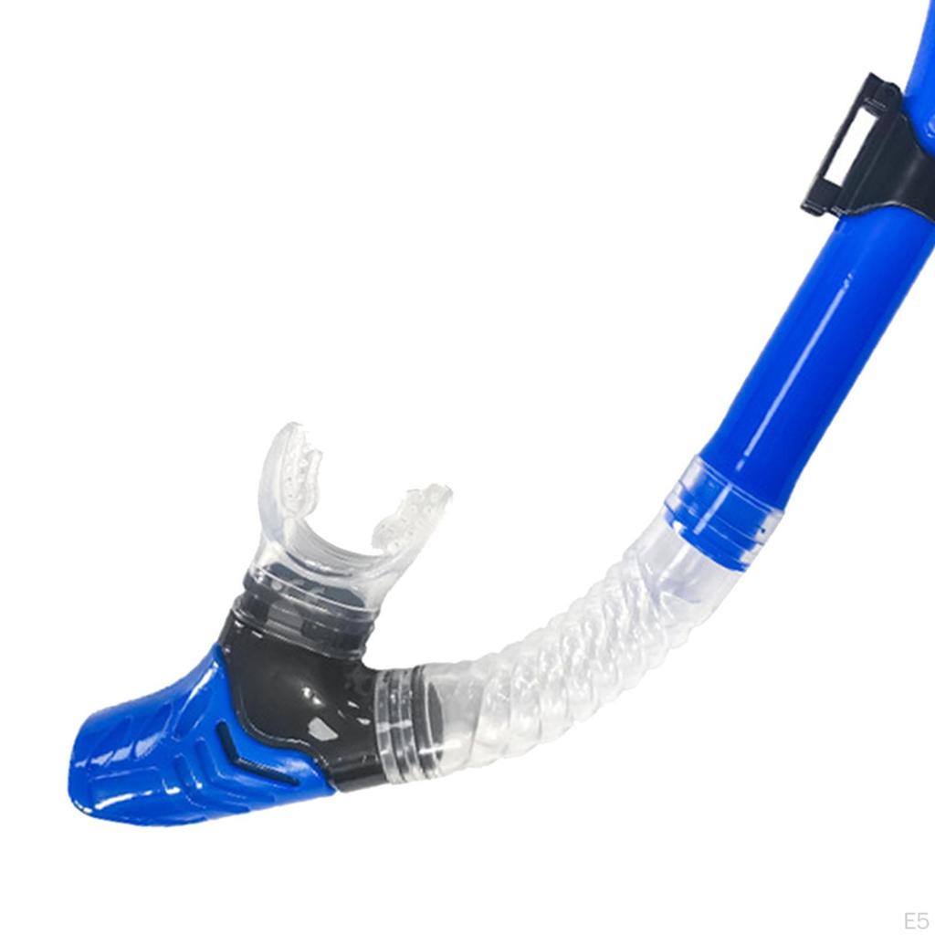 Dykning Torr Snorkel Scuba Snorkling Rör Byt Silikon med Cylinder Simträning