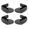 4Pcs   Circular Corner Shelf Space Saving   Wall Mount Floating Corner Shelf for Security Camera Baby Monitor Speaker