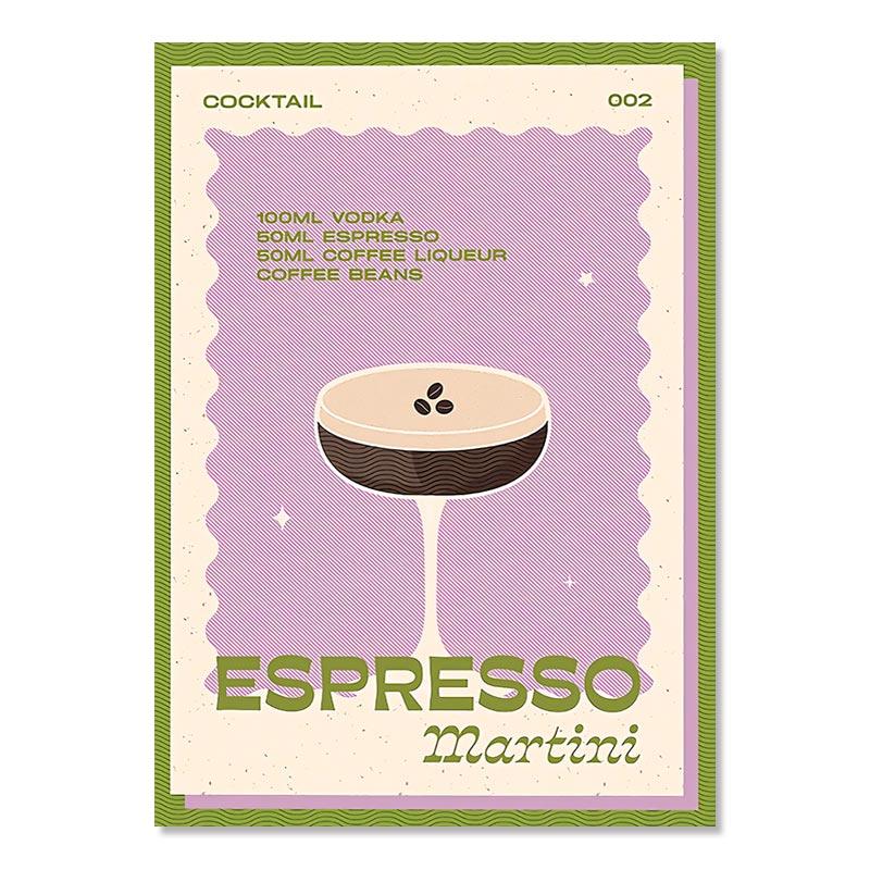 Cocktail Mojito Juice Drink Poster Bar Vintage Wall Painting Nordic Poster and Print Living Room Decorative Wall Picture Cuadros