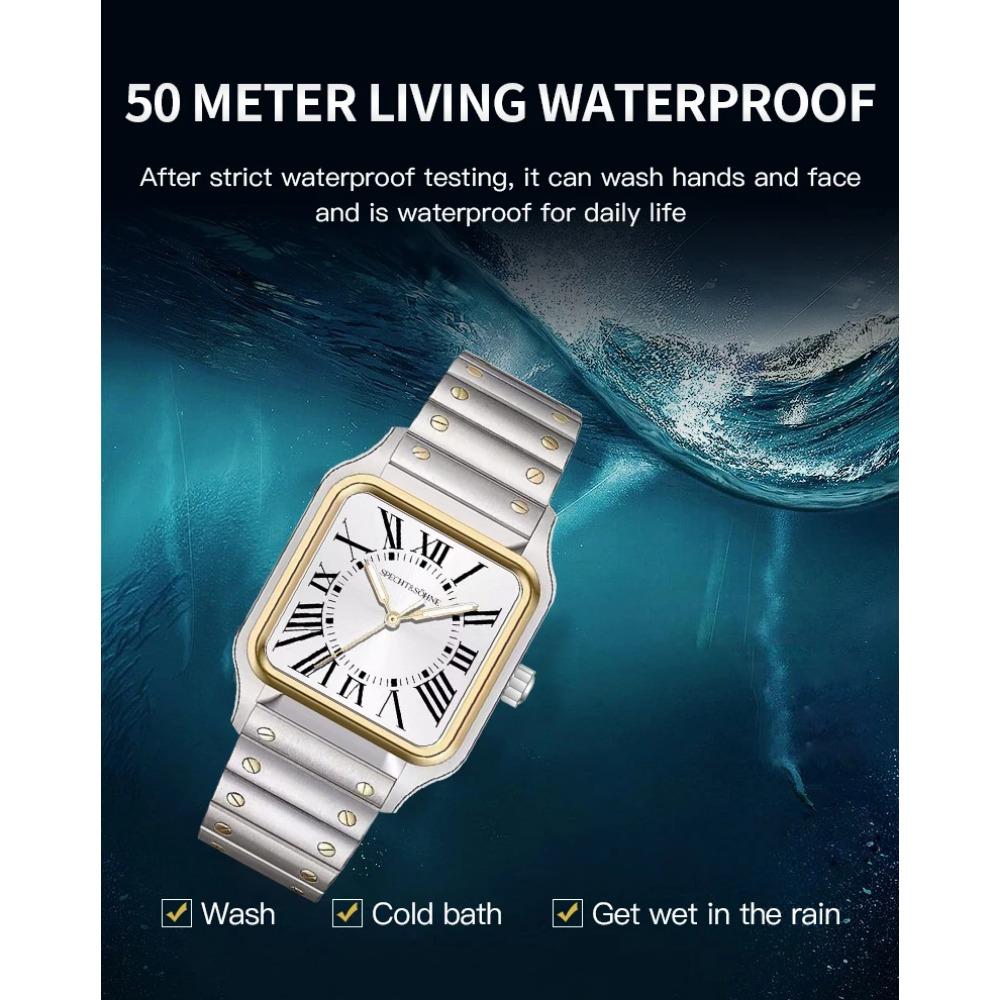 2025 New Hot Specht & Söhne Luxury 34MM Quartz Watch For Men & Women Watches Super Thin Steel Sapphire Crystal 50M Waterproof