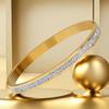 High-End Women's Stainless Steel Bracelet - Non-Fading, Titanium Steel, Elegant Buckle Jewelry