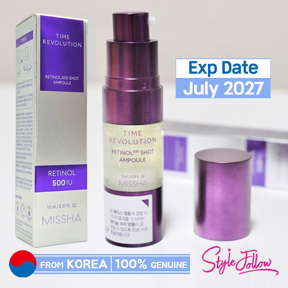 

[MISSHA] Time Revolution Retinol 500 Shot Ampoule 10 мл 1pc + Sample Gifts