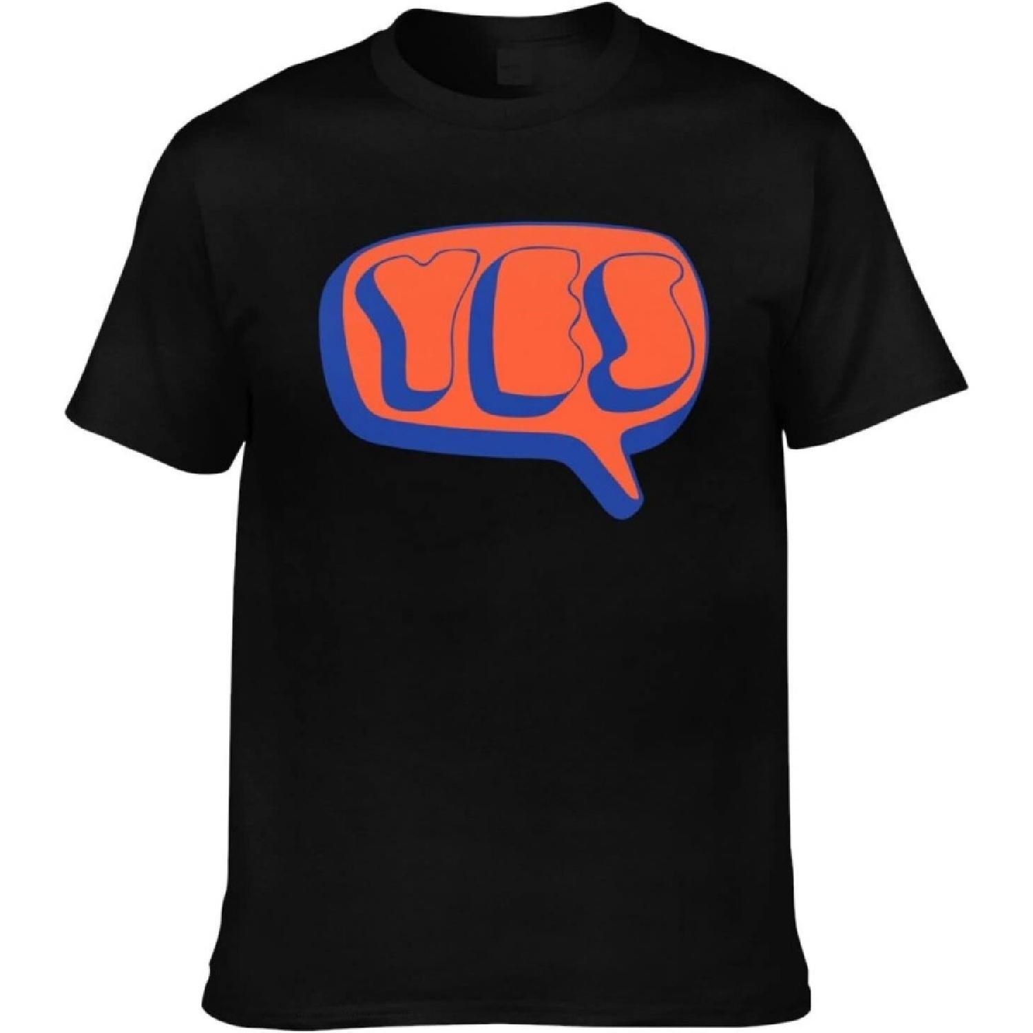 BSlocator YES Band Mens Tech Short-Sleeve Crewneck Gym T-Shirts Tech Stretch XXXXXL разноцветный