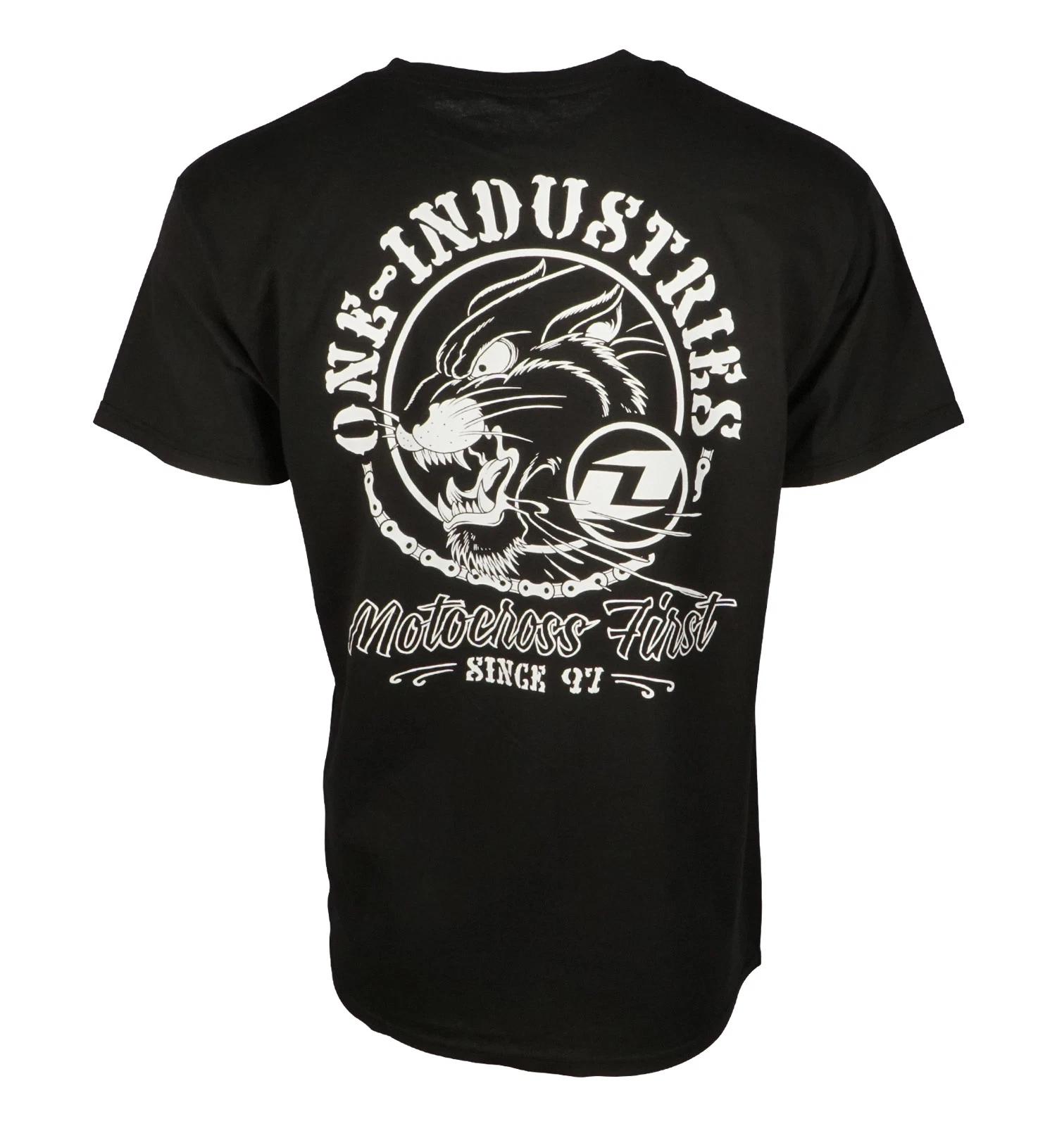 Unisex Adult Casual Graphic ONE INDUSTRIES CAT T SHIRT T-Shirt S