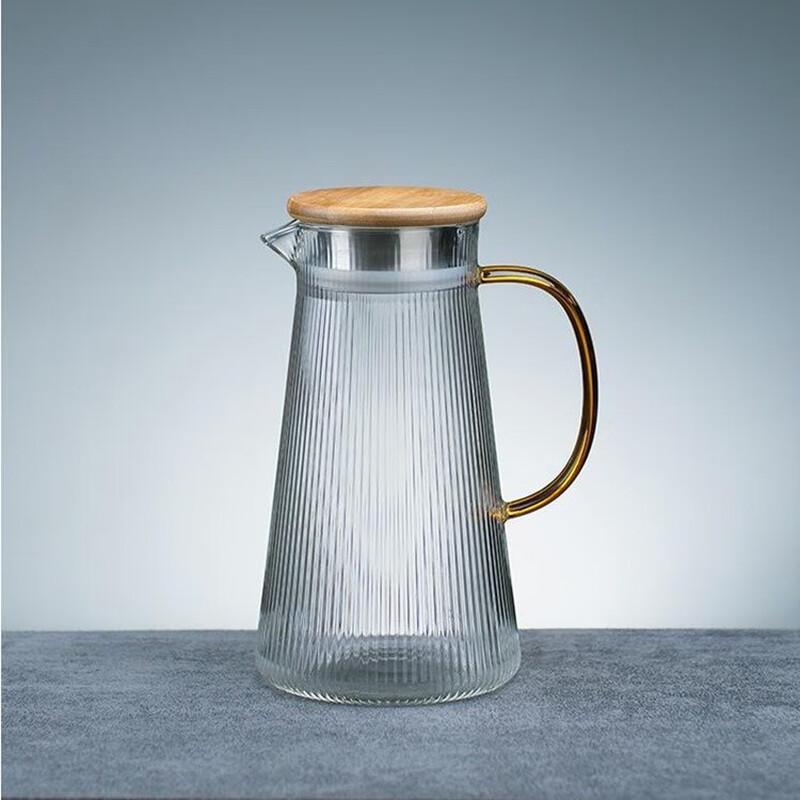 MINGHUI Hammered Glass Cold Water Pitcher
