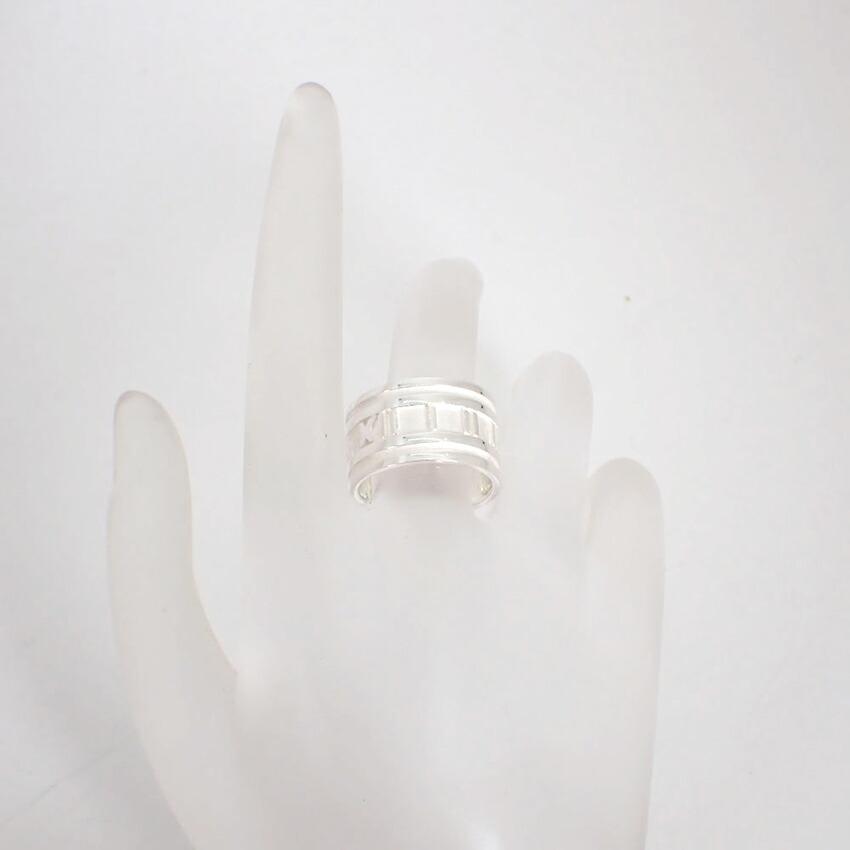 [Pre-owned] TIFFANY 925 Atlas Wide Ring / Size 12 / J76-68