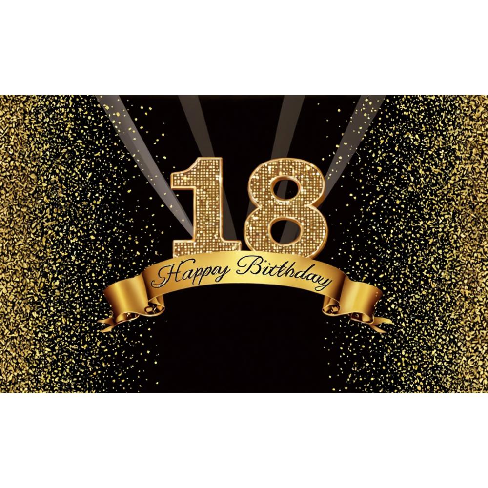 18. Geburtstag Dekorationen Jahre Alt Glitzer Ballons Party Hintergrund Geburtstag Kulisse Für Event Dekor Außen Innen