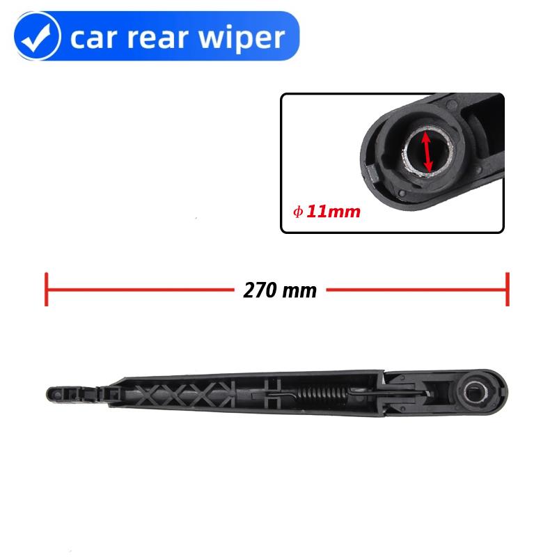 Car Rear Wiper Blade Blades Back Window Wipers Arm For Peugeot 508SW Hatchback (2011 Onwards) 270mm Auto Windscreen Blade