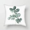 Simple Fresh Leaf Pattern Print Cover Car Sofa Cushion Cover Luxury Home Decoration Cushion Cover