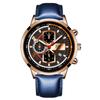Fashion Men's Watch Leather Watch Calendar Watch Men's Trend Quartz Watch Student Watch